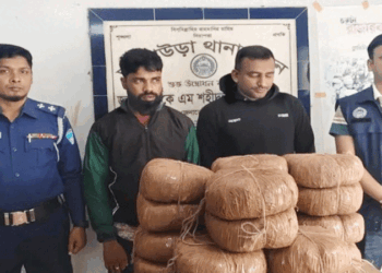 আখাউড়ায় যুবদলের যুগ্ম আহ্বায়ক ৩৬ কেজি গাঁজাসহ আটক