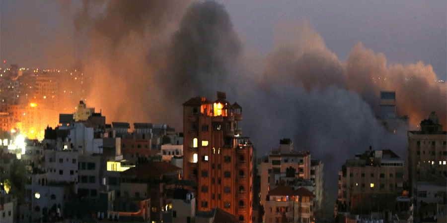 যুদ্ধবিরতি লঙ্ঘন করে গাজায় বিমান হামলা ইসরাইলের