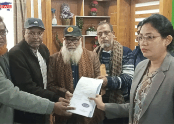 সিরাজগঞ্জ-৫ আসনে বিএনপি প্রার্থীর মনোনয়ন পত্র সংগ্রহ