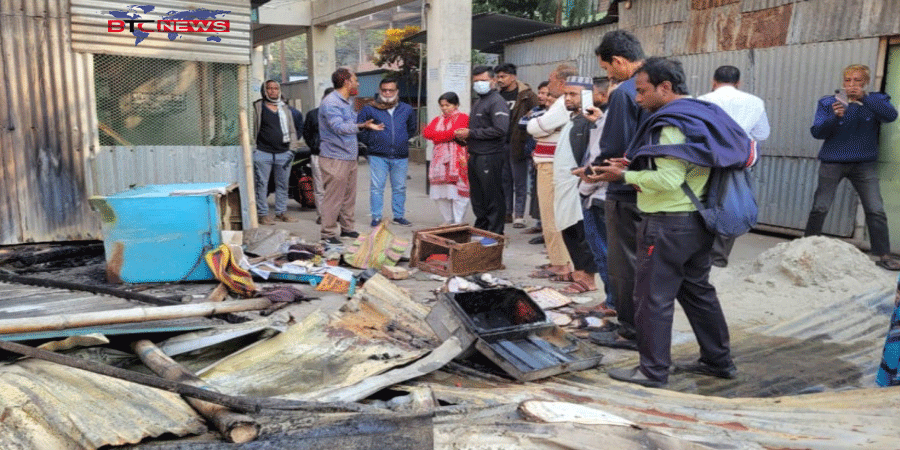 মাগুরায় এসিল্যান্ডের কার্যালয়ে পেট্রল বোমা নিক্ষেপ, আগুন ধরে ব্যাপক ক্ষয়ক্ষতি