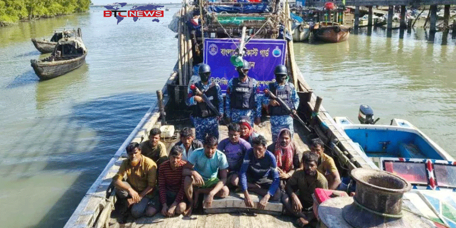 মহেশখালীতে গভীর সমুদ্রে ডাকাতের কবলে পড়া ১১ জেলে উদ্ধার