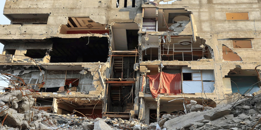 গাজায় ভবনের ধ্বংস্তূপ থেকে ৪৫ মরদেহ উদ্ধার