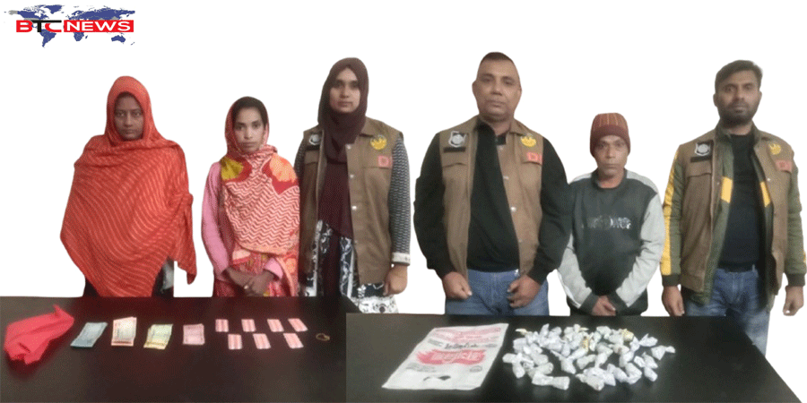 আরএমপি ডিবির পৃথক অভিযানে গাঁজা ও ট্যাপেন্টাডল ট্যাবলেট সহ গ্রেপ্তার-৩