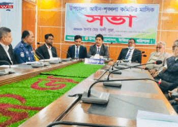 উজিরপুরে উপজেলা পরিষদের মাসিক আইন শৃঙ্খলা ও সাধারণ সভা অনুষ্ঠিত