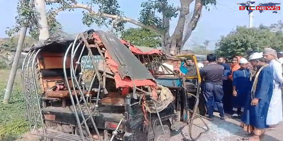 সাতক্ষীরায় নসিমন ও মোটরসাইকেল সংঘর্ষে মা-ছেলে নিহত, আহত-৫