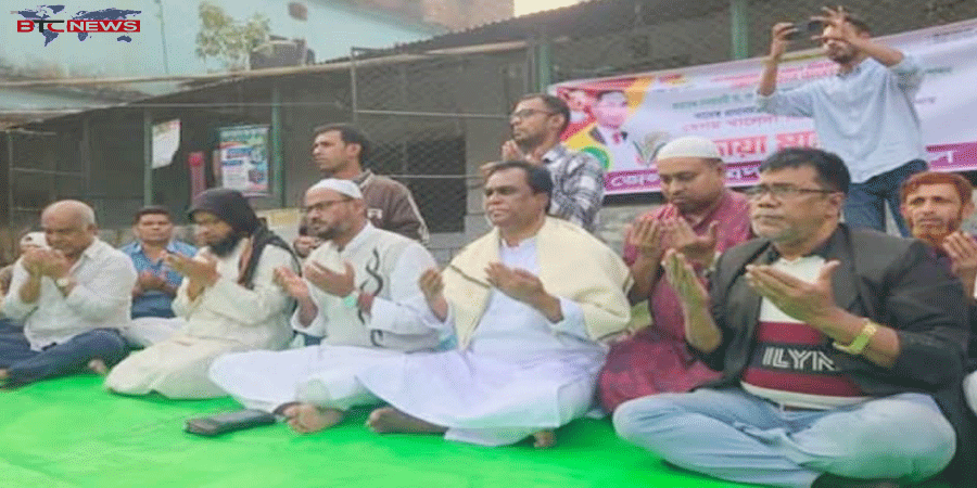 টাঙ্গাইলে খালেদা জিয়ার সুস্থতার জন্য সুলতান সালাউদ্দিন টুকুর দিনভর দোয়া মাহফিল