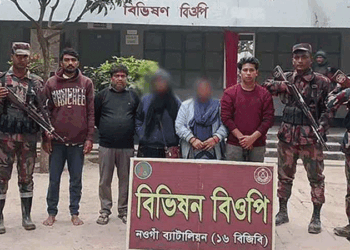 চাঁপাইনবাবগঞ্জের বিভীষণ সীমান্তে ৫ জনকে ঠেলে দিলো বিএসএফ