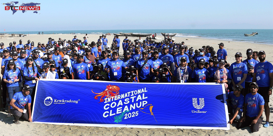 Unilever Bangladesh and Kewkradong Bangladesh Champion International Coastal Cleanup 2025 at St. Martin’s Island