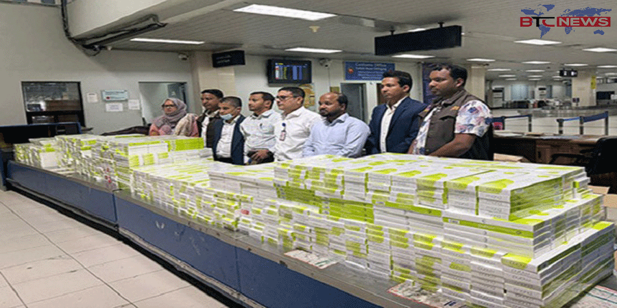 চট্টগ্রামে শাহ আমানত বিমানবন্দরে ৩০ লাখ টাকার সিগারেট জব্দ