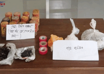 র‌্যাবের অভিযানে গান পাউডার ও ককটেল তৈরির সামগ্রী উদ্ধার