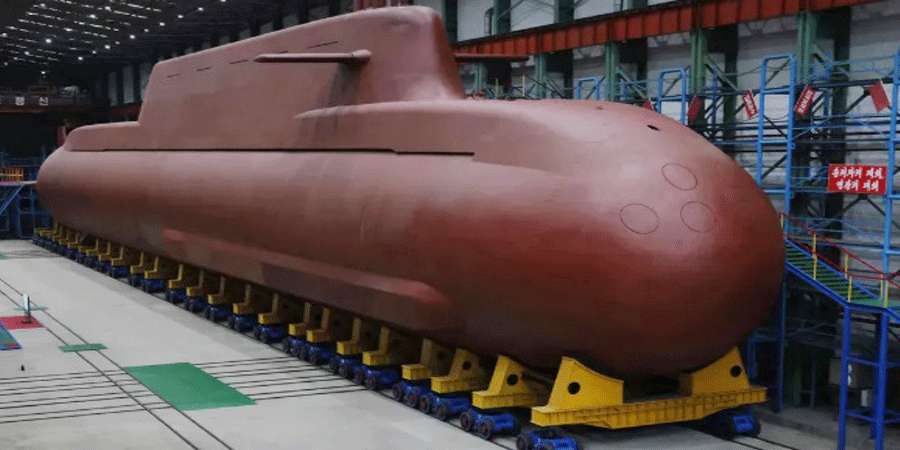 উত্তর কোরিয়ার প্রথম পারমাণবিক সাবমেরিনের নতুন ছবি প্রকাশ