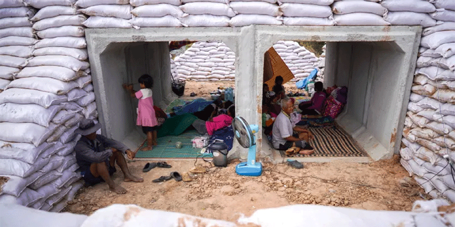 থাইল্যান্ড-কম্বোডিয়ার সীমান্ত সংঘাতে নিহতের সংখ্যা বেড়ে ১৩