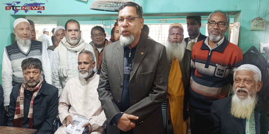 আদমদীঘি দলিল লেখকদের সাথে ধানের শীষের এমপি প্রার্থীর মতবিনিময়