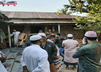 সুদানে শহীদ মাসুদ রানার বাড়িতে চলছে শোকের মাতম