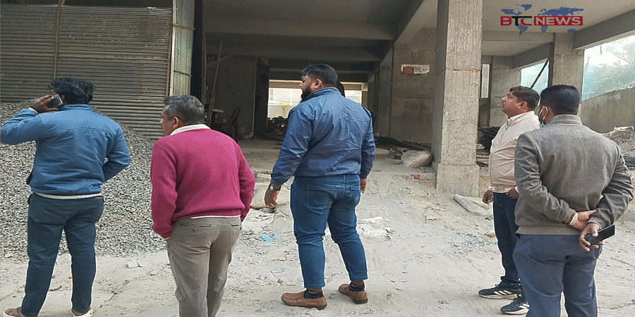 রাজশাহী নগরীর কাজলা অক্ট্রয় মোড়ে সাত তলা ভবনের নির্মাণ কাজ বন্ধ করল আরডিএ