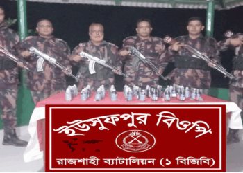 রাজশাহী সীমান্তে ফেন্সিডিল আটক