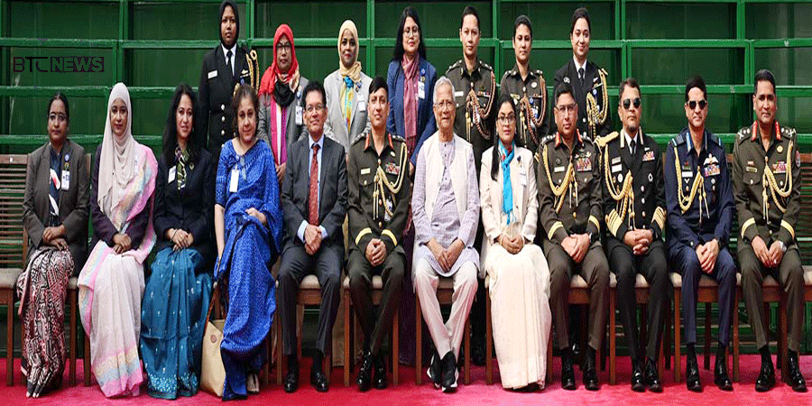 ন্যাশনাল ডিফেন্স ও আর্মড ফোর্সেস ওয়ার কোর্স সমাপ্ত