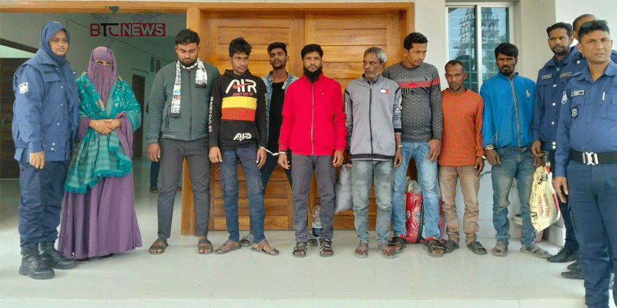 আদমদীঘিতে মাদক সেবীসহ বিভিন্ন মামলায় ৯জন গ্রেপ্তার-১০ পিস ইয়াবা উদ্ধার