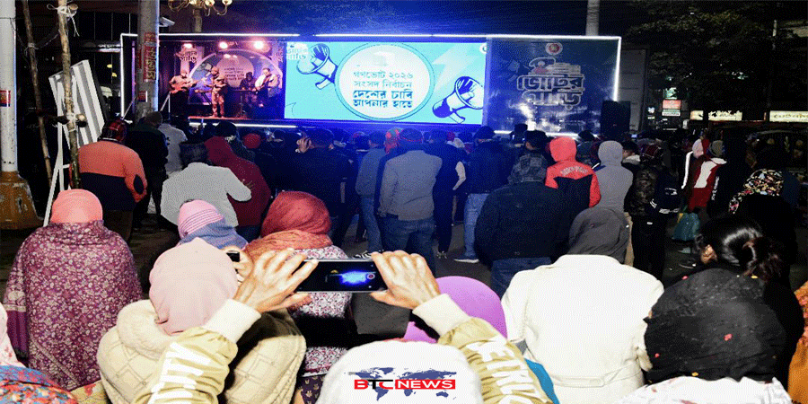 রাজশাহীতে চলছে ‘ভোটের গাড়ি’ প্রচার কার্যক্রম