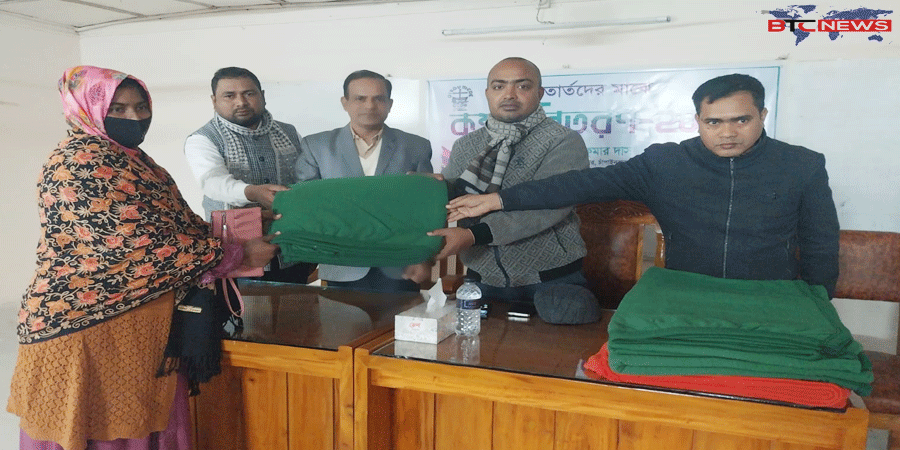 চাঁপাইনবাবগঞ্জে সিসিডিবি’র উদ্যোগে শীতবস্ত্র বিতরণ