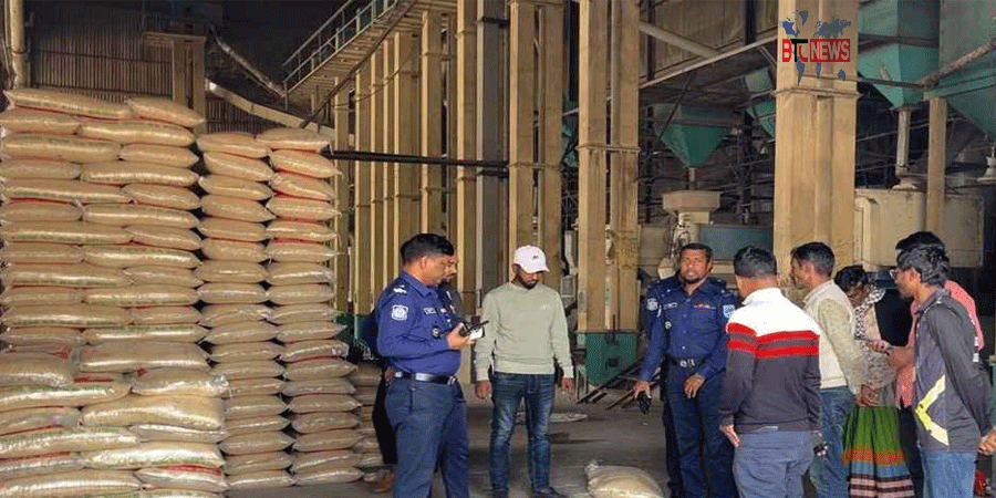 ঢাকার ধামরাইয়ে গার্ডকে হাত-পা ও মুখ বেঁধে রেখে ৬৩৩ বস্তা চাল লুট