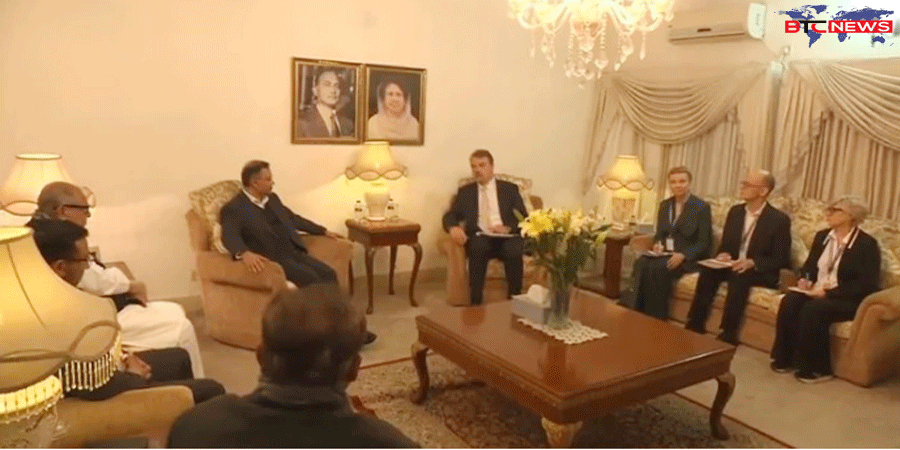 তারেক রহমানের সঙ্গে ইইউ’র প্রধান নির্বাচন পর্যবেক্ষকের সৌজন্য সাক্ষাৎ