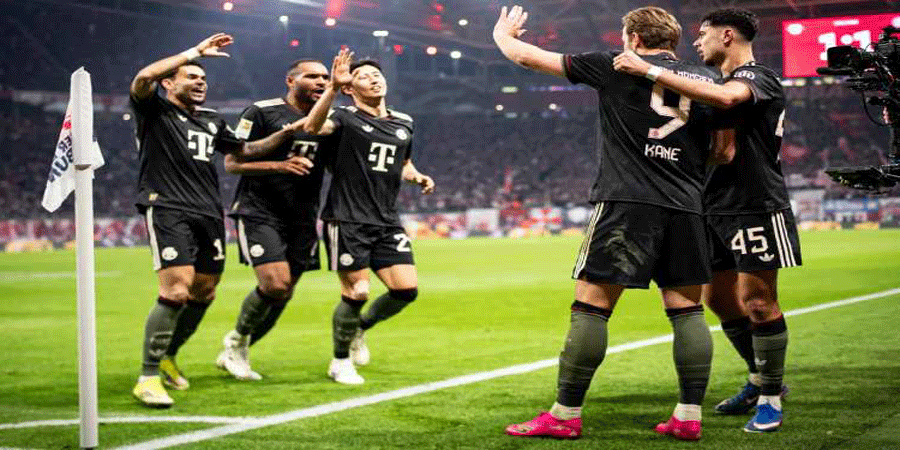 লাইপজিগের জালে বায়ার্নের গোল উৎসব