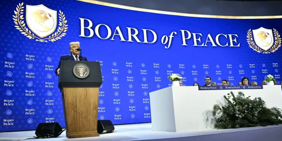 আনুষ্ঠানিকভাবে গাজা ‘বোর্ড অব পিস’-এর যাত্রা শুরু, সনদে ট্রাম্পের সই