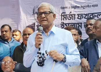 দাঁড়িপাল্লা মার্কা নিয়ে যে দল আসছে, তারা মুক্তিযুদ্ধের বিপক্ষে ছিল : মির্জা ফখরুল