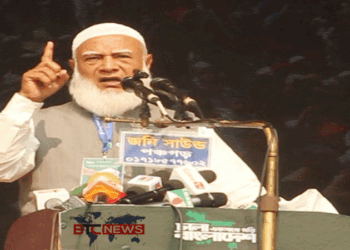 পঞ্চগড়ে শাপলা কলি ও দাঁড়িপাল্লা প্রতিক দিয়ে নির্বাচনী প্রচারণা জামায়াতে আমীরের