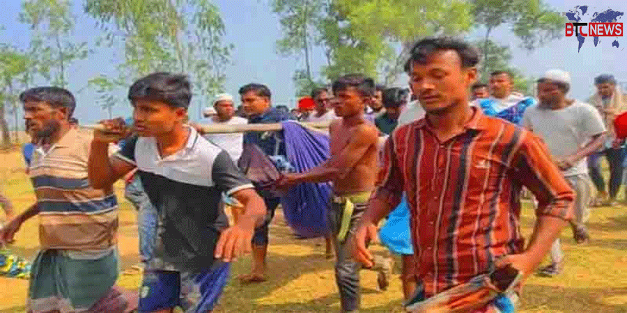 টেকনাফ সীমান্তে মাইন বিস্ফোরণে এক যুবকের পা বিচ্ছিন্ন