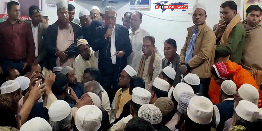 বিএনপির নিরঙ্কুশ বিজয়ে জামালপুরে দোয়া মাহফিল