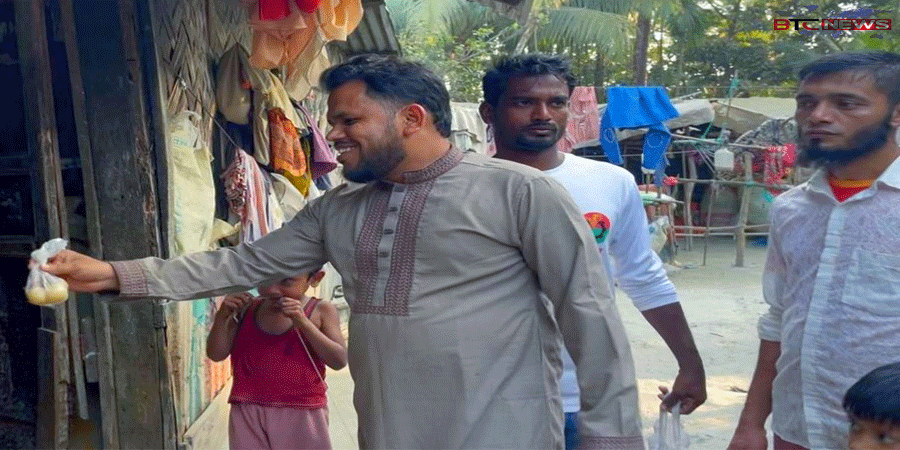 ভোটের পরও মানুষের দ্বারে বিএনপি, বাড়ি বাড়ি গিয়ে মিষ্টি বিতরণ