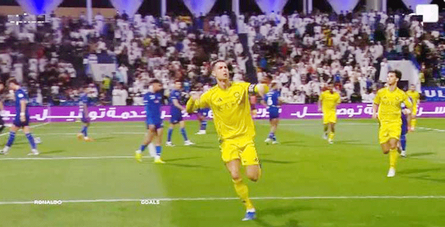 ‘ধর্মঘট’ শেষে মাঠে ফিরেই রোনালদোর গোল