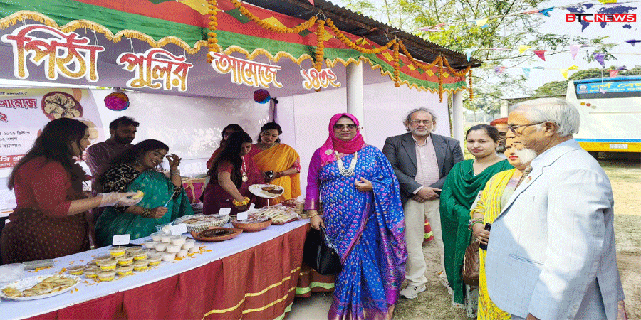 নর্থ বেঙ্গল ইন্টারন্যাশনাল ইউনিভার্সিটি রাষ্ট্রবিজ্ঞান বিভাগের উদ্যোগে পিঠা উৎসব