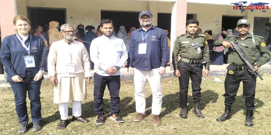 বরিশাল-২ আসনে পর্যবেক্ষণে ইউরোপীয় ইউনিয়নের সন্তোস্টি