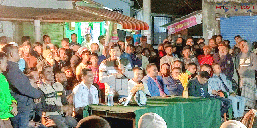 আদমদীঘিতে যুবদলের উদ্যোগে ধানের শীষ মার্কার ভোট নিয়ে উঠান বৈঠক অনুষ্ঠিত