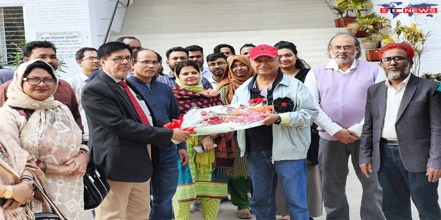 নর্থ বেঙ্গল ইন্টারন্যাশনাল ইউনিভার্সিটি পরিদর্শন – গবেষক মহিউদ্দিন