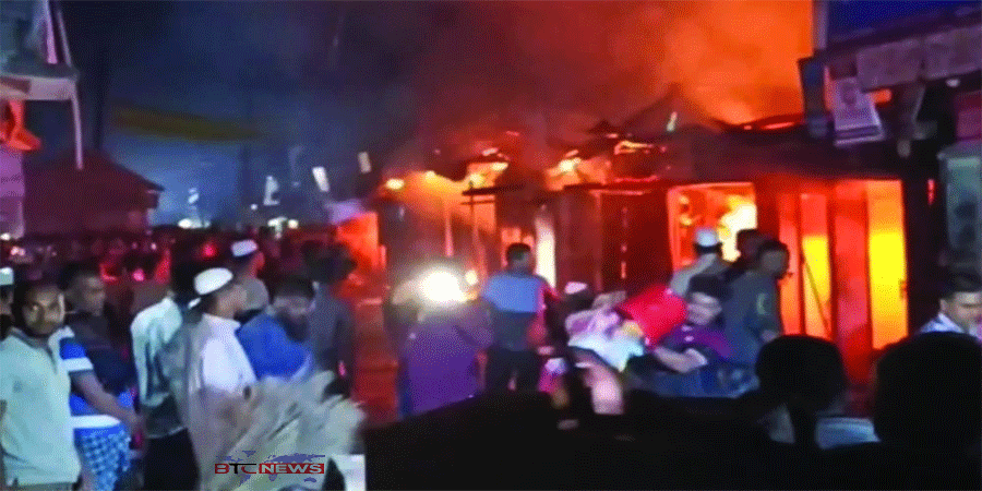 লক্ষ্মীপুরে জ্বালানি তেল-গ্যাস সিলিন্ডারের দোকানসহ ৯টি ব্যবসাপ্রতিষ্ঠান পুড়ে ছাই