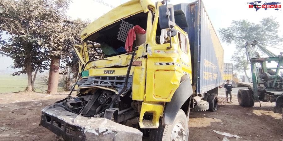 কুমিল্লার চৌদ্দগ্রামে সড়ক দুর্ঘটনায় চালকের মৃত্যু