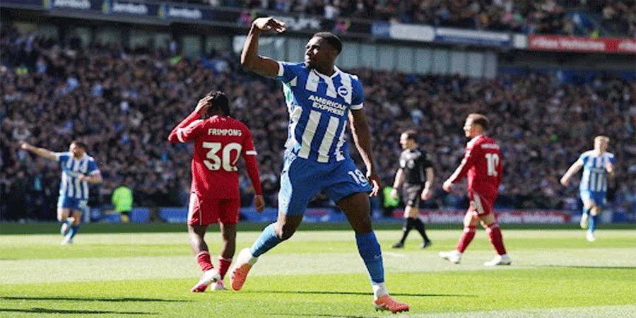 ব্রাইটনের মাঠে আবার হারল লিভারপুল