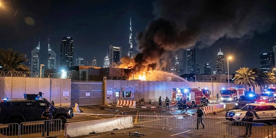 যুদ্ধ এবার দুবাইয়ের দোরগোড়ায়! মধ্যপ্রাচ্য ছাড়ার নির্দেশ আমেরিকার, আকাশে উড়ছে ড্রোন-মিসাইল