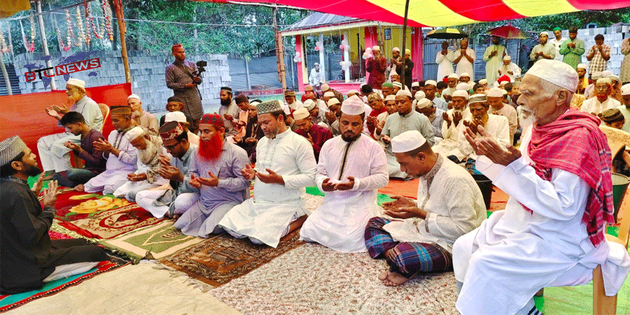 গৌরীপুরে সুরেশ্বর দরবার শরিফে ঈদুল ফিতর উদযাপন