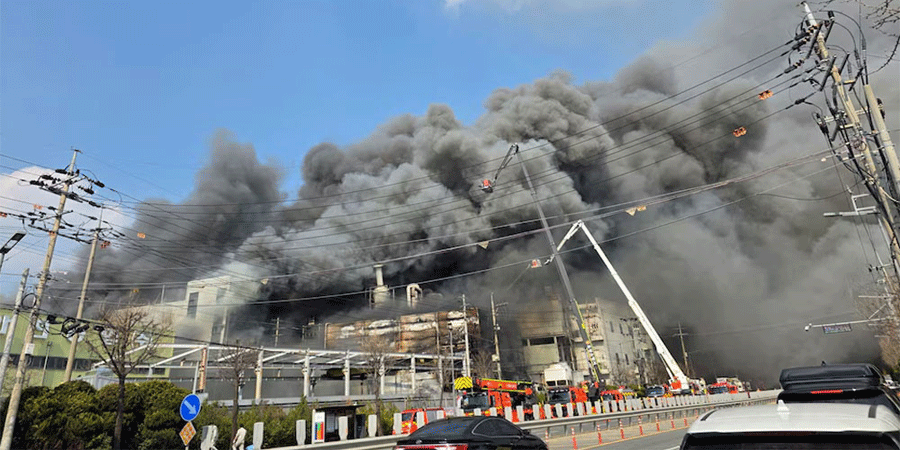 দ. কোরিয়ার কারখানার আগুন, নিহত-১১