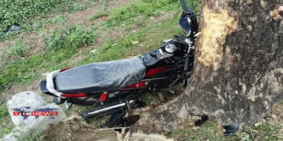 সুনামগঞ্জে মোটরসাইকেল দুর্ঘটনায় ২ বন্ধু নিহত, আহত-১