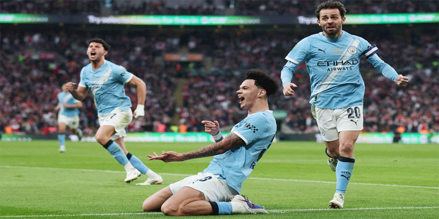 আর্সেনালকে হারিয়ে ইএফএল কাপের শিরোপা জিতল সিটি