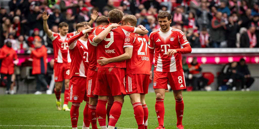 গোল উৎসবে ক্ষতে প্রলেপ দিল বায়ার্ন মিউনিখ