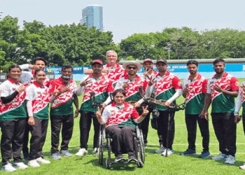 ভিয়েতনামকে হারিয়ে কম্পাউন্ড দলগত পুরুষ বিভাগে সেরা বাংলাদেশ