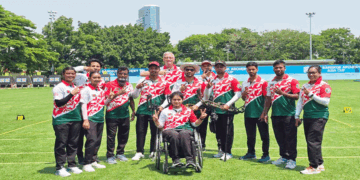 ভিয়েতনামকে হারিয়ে কম্পাউন্ড দলগত পুরুষ বিভাগে সেরা বাংলাদেশ