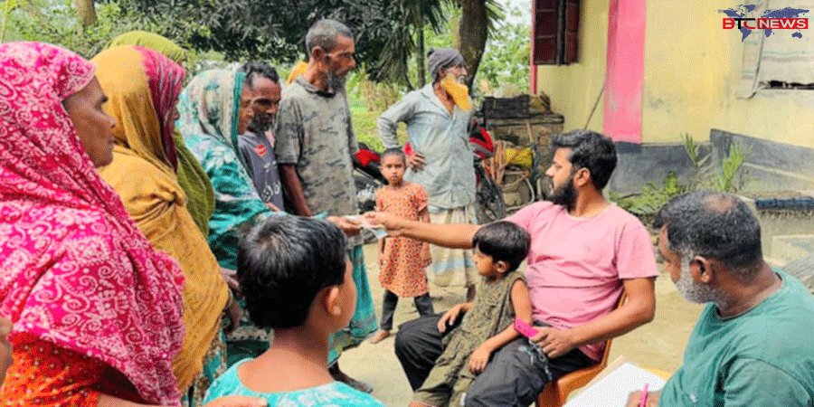 বকশীগঞ্জে লন্ডন প্রবাসী সেই দুই ভাইয়ের আর্থিক সহায়তা পেল আরো শতাধিক পরিবার